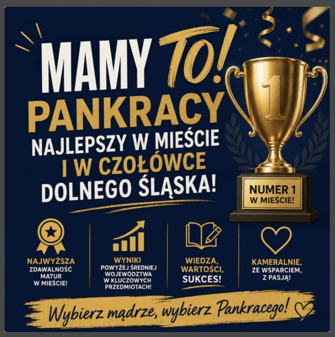 Our High School - This Year - Leader in Matura Exam Pass Rates in Jelenia Góra!